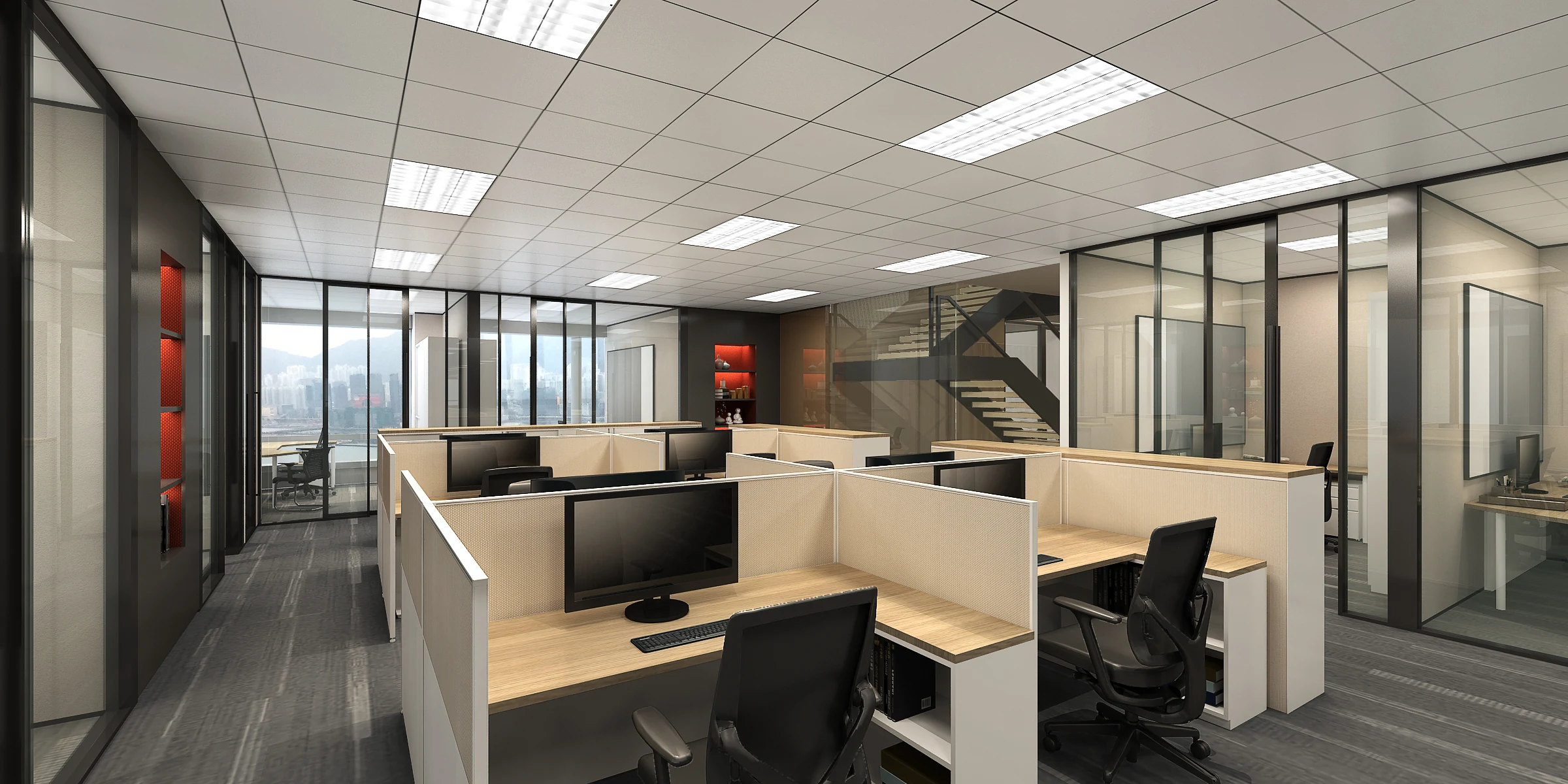 Baker McKenzie Jakarta Legal Workplace — Open work area