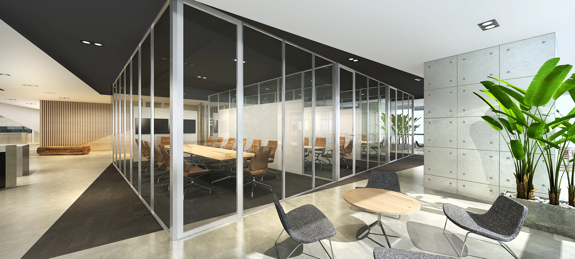 EY Jakarta Workplace — Meja bersama