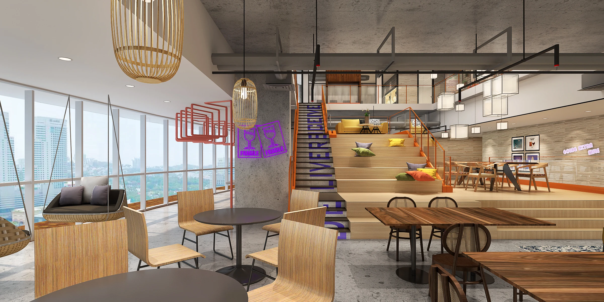 FedEx Jakarta Hub — Social hub