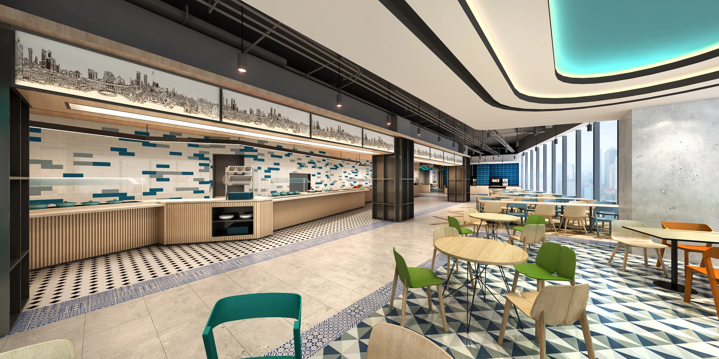 Google Jakarta Workplace — Tampilan interior 01