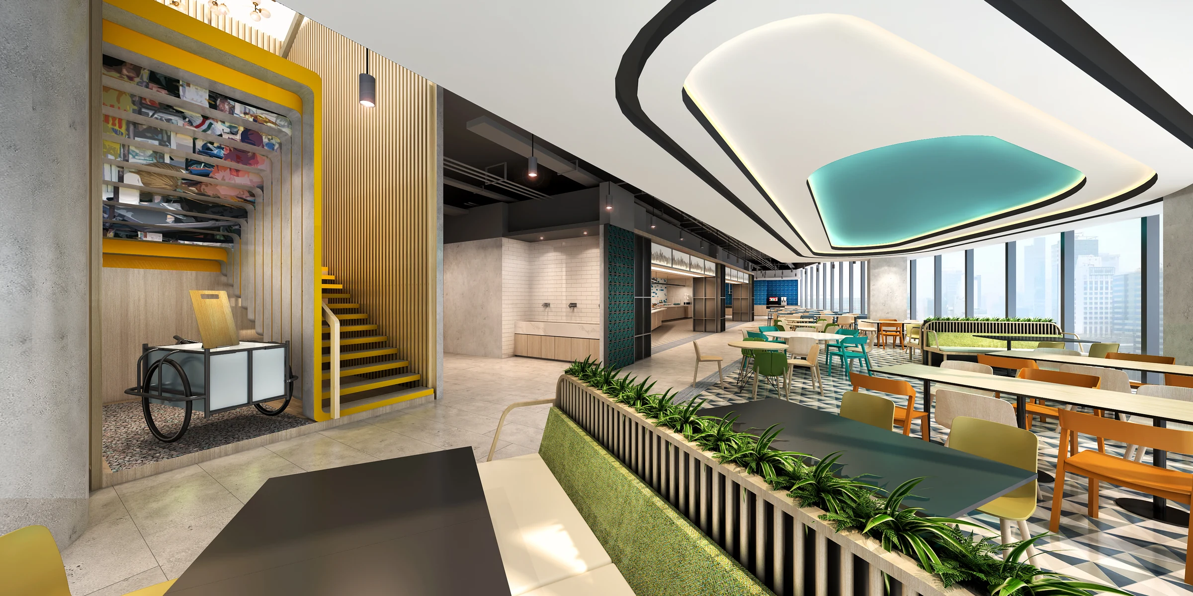 Google Jakarta Workplace — Tampilan interior 02