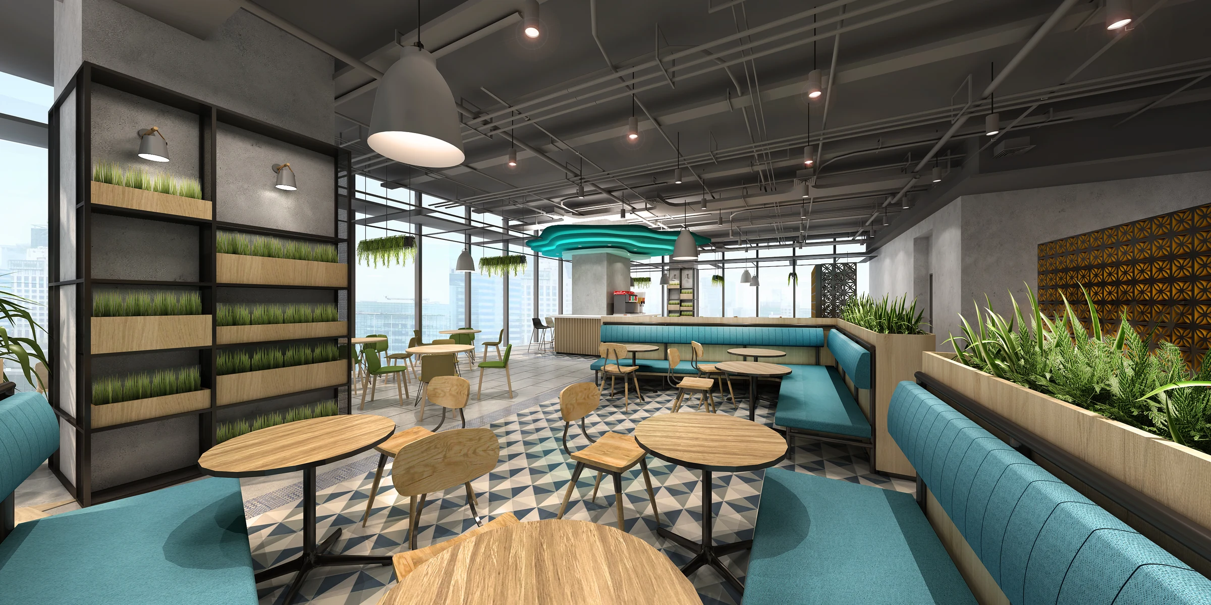 Google Jakarta Workplace — Tampilan interior 04