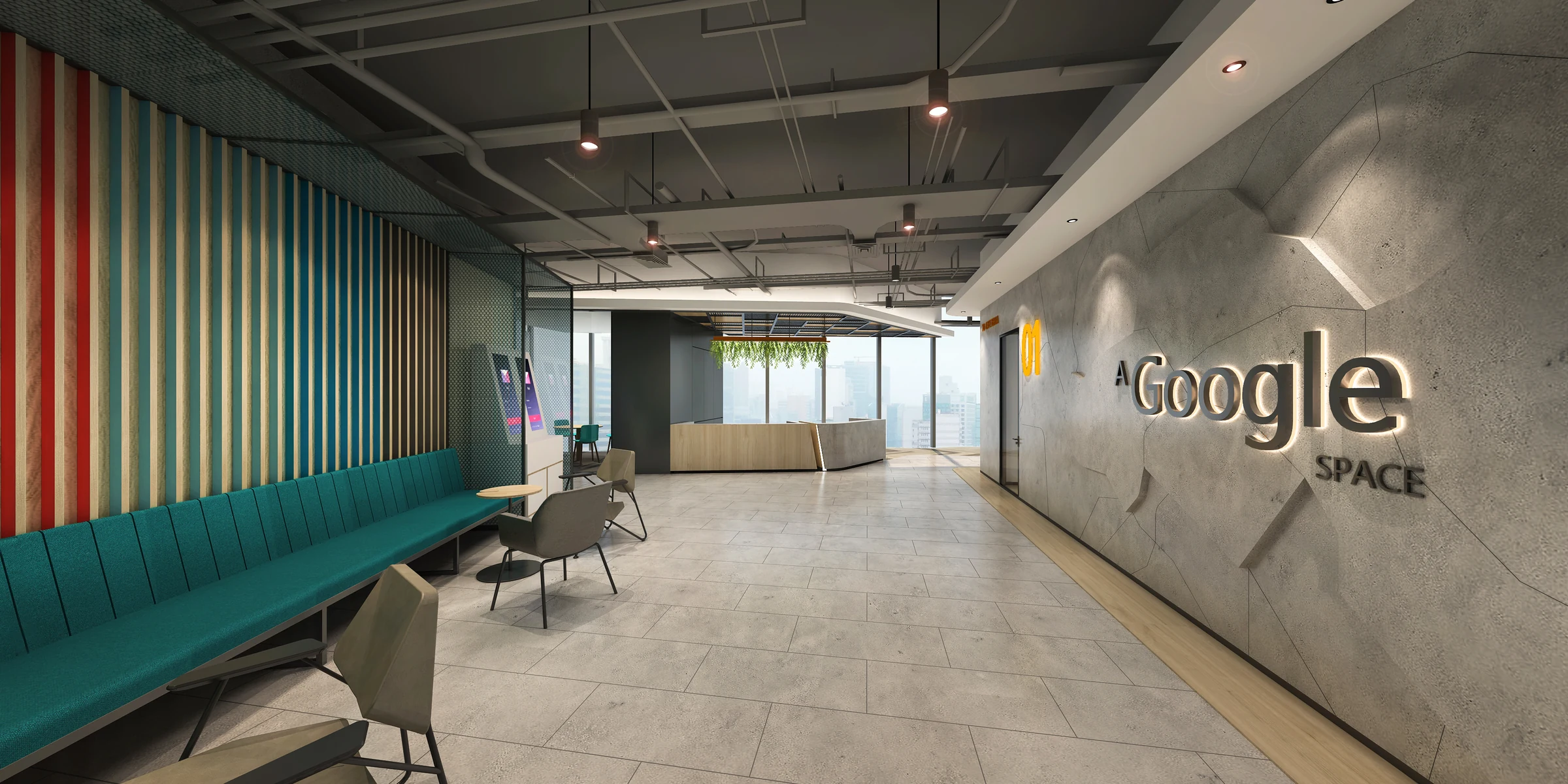 Google Jakarta Workplace — Tampilan interior 05
