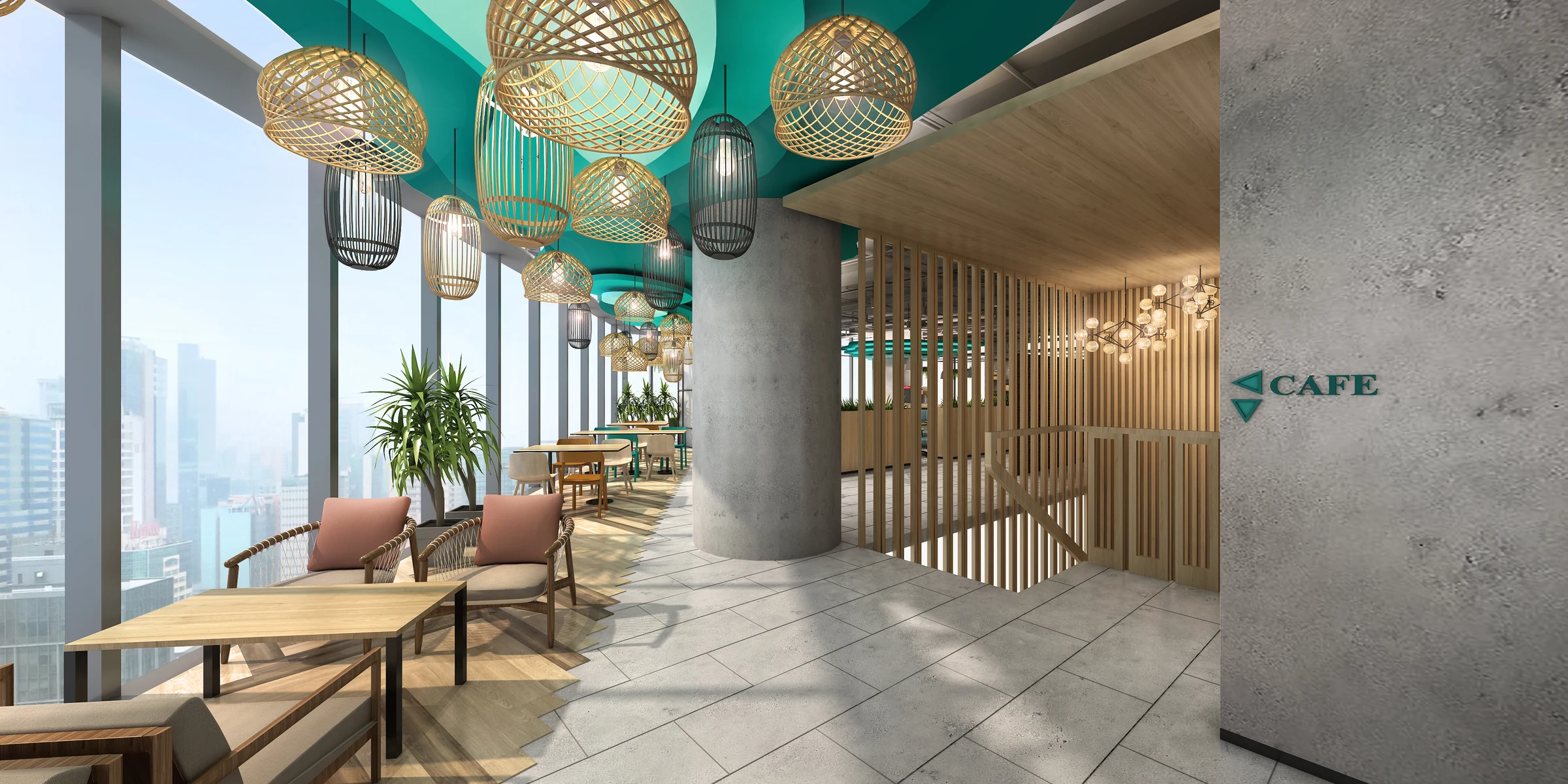 Google Jakarta Workplace — Tampilan interior 06