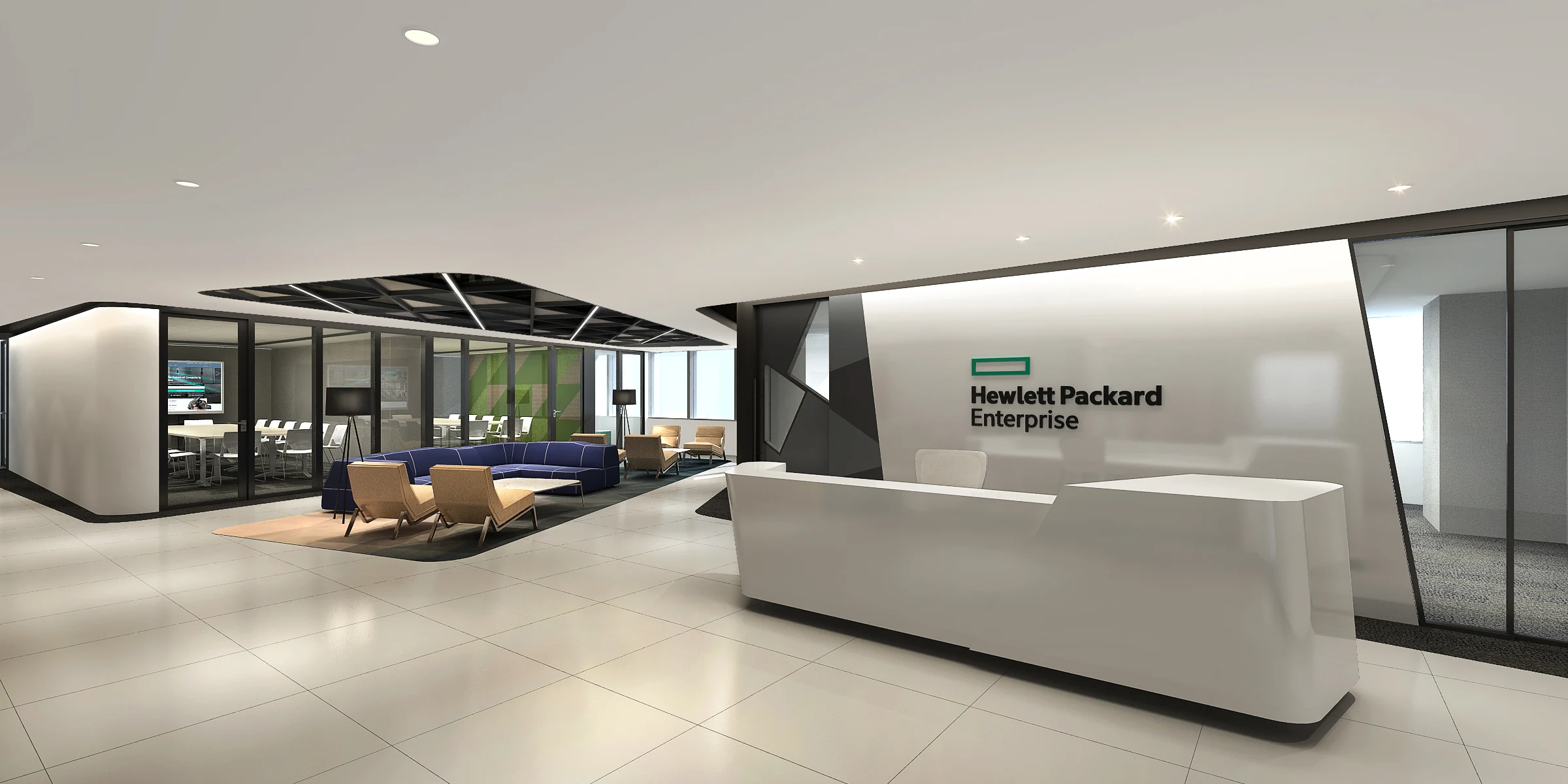 HPE Jakarta Technology Hub — Ruang sosial