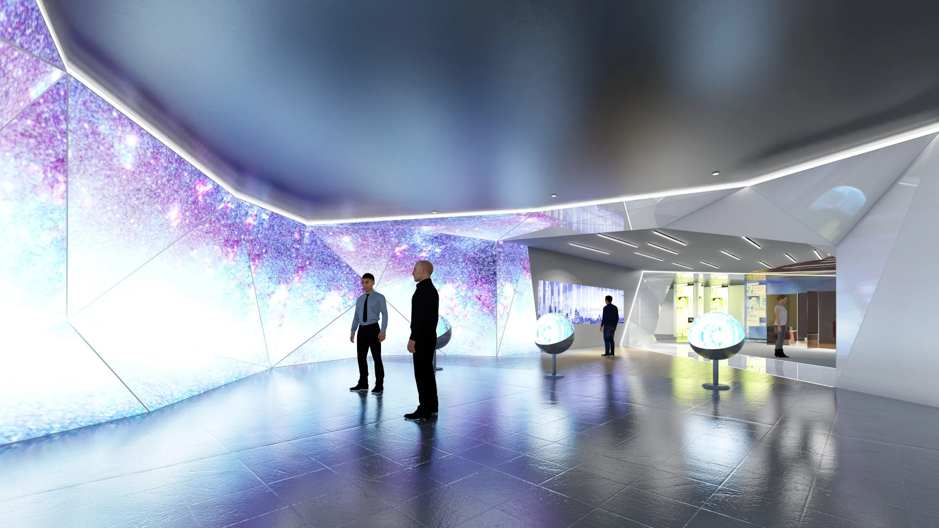 IBM Jakarta Experience Centre — Area kedatangan digital