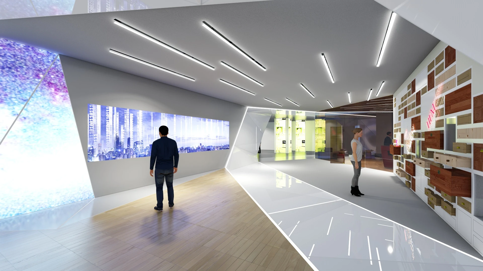IBM Jakarta Experience Centre — Koridor pengalaman