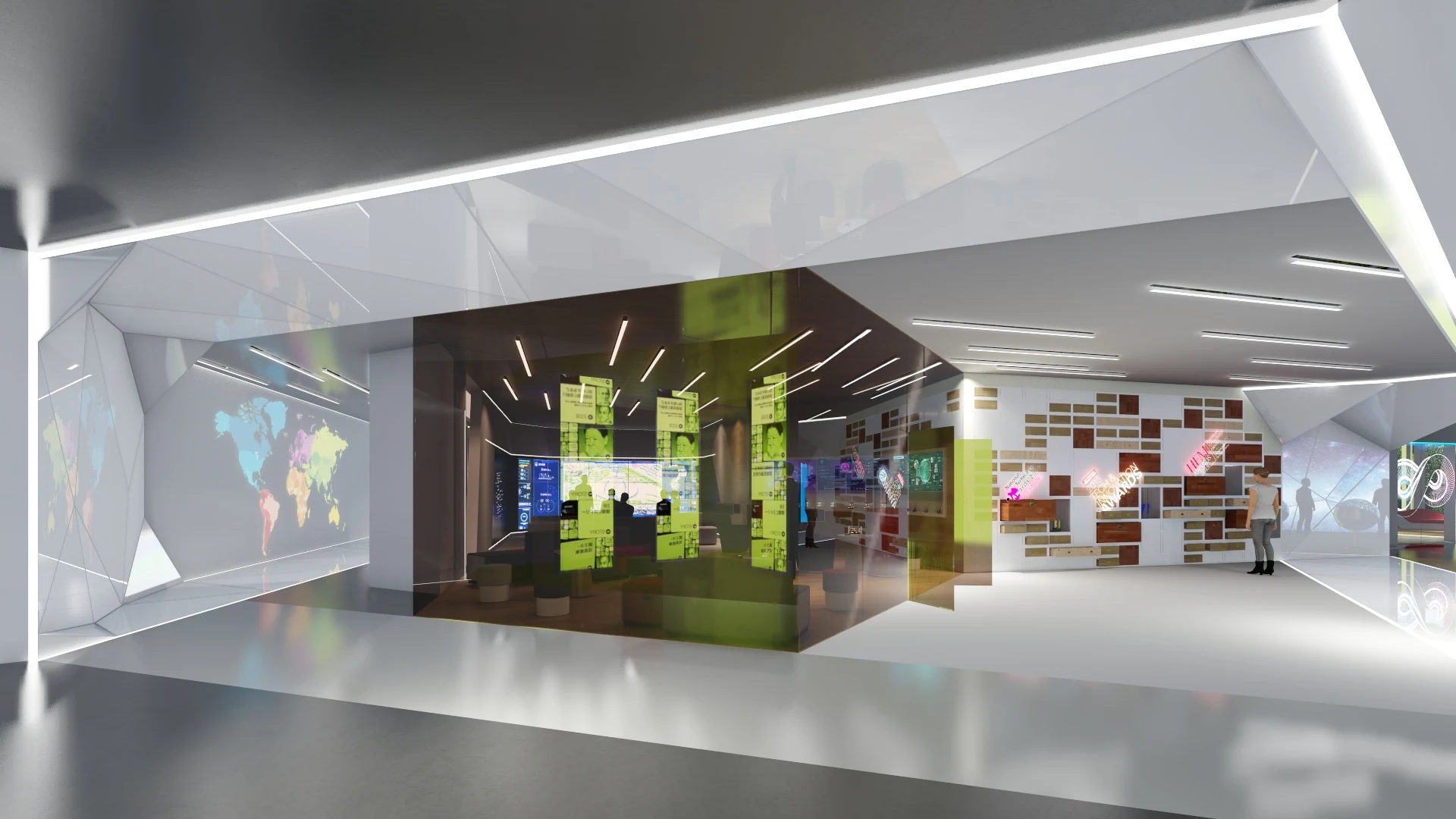 IBM Jakarta Experience Centre — Area presentasi klien
