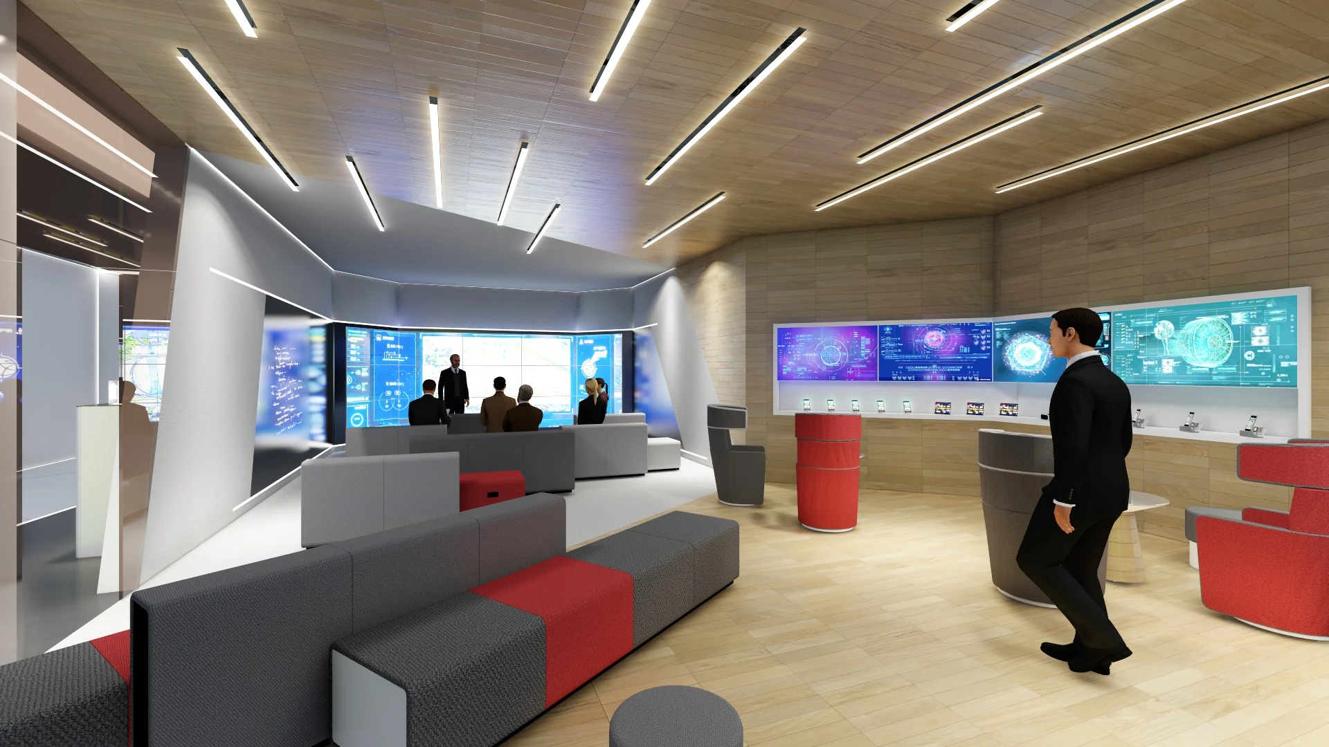IBM Jakarta Experience Centre — Lounge kolaborasi