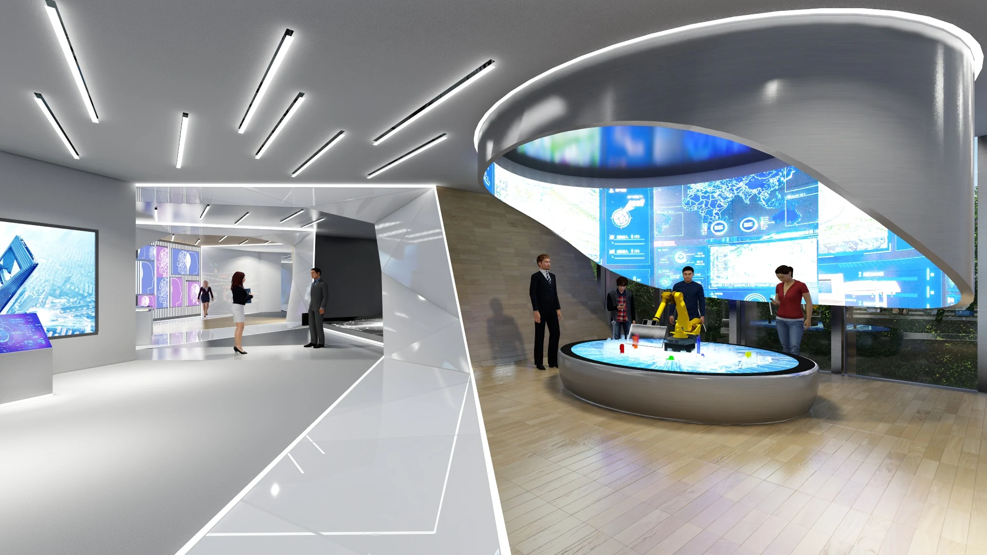 IBM Jakarta Experience Centre — Meja bersama