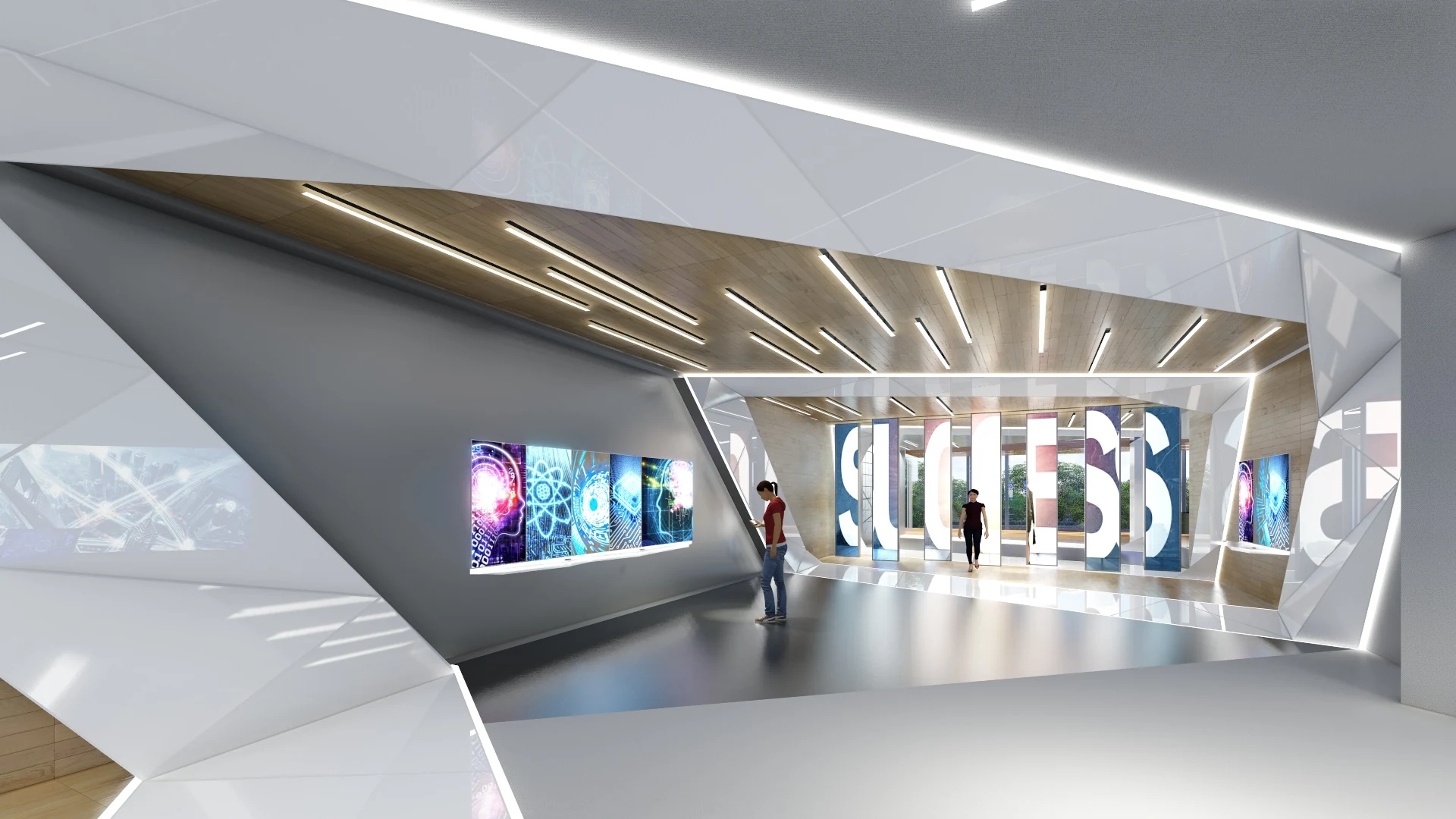IBM Jakarta Experience Centre — Detail pencahayaan
