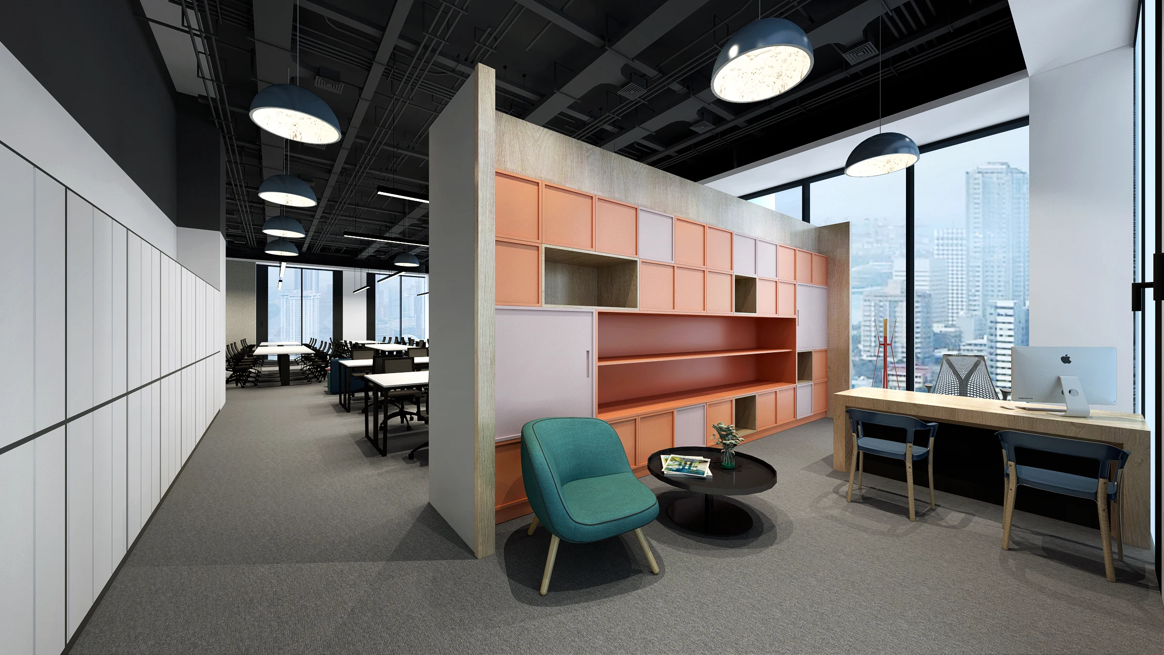 LinkedIn Jakarta Workplace — Open work neighbourhood