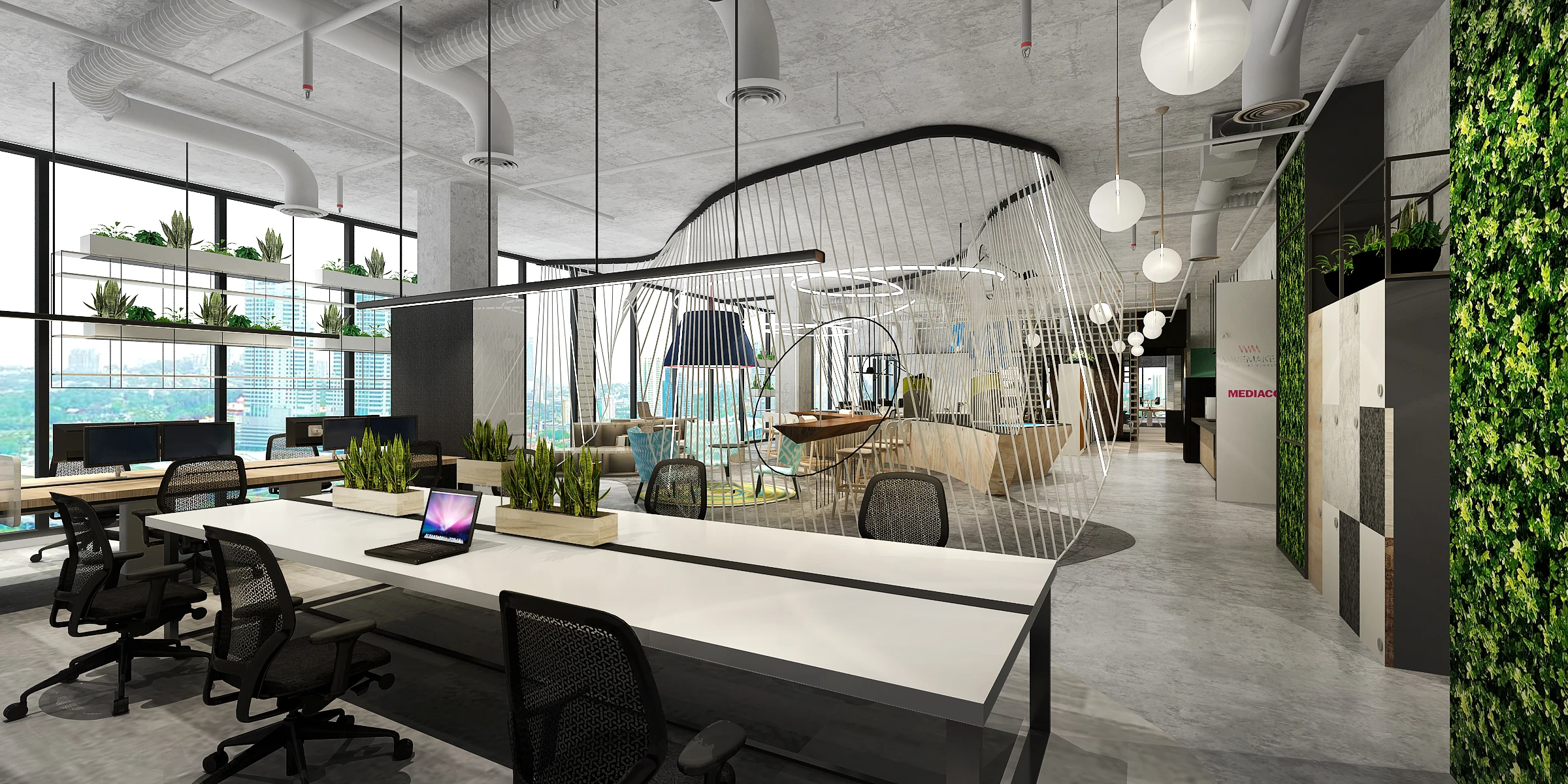 WPP GroupM Jakarta Campus — Work café