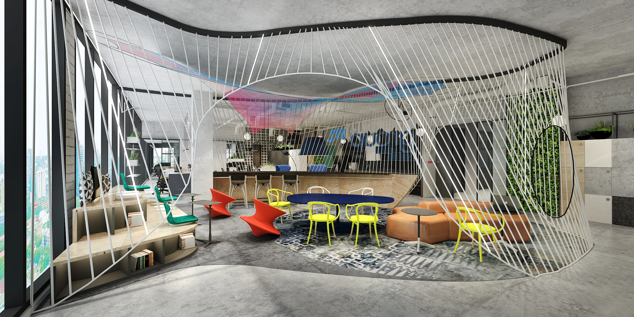 WPP GroupM Jakarta Campus — Enclosed meeting room
